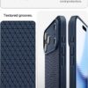 Spigen for iPhone 17 Pro Case, Liquid Air [TPU Covered Camera Control] [No Magnet Ring] [Military-Grade Protection] - Navy Blue
