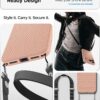 Spigen for iPhone 17 Pro Max Case, Liquid Air [TPU Covered Camera Control] [No Magnet Ring] [Military-Grade Protection] - Rose Titanium
