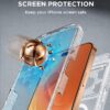 Miracase for iPhone 17 Pro Max Case 6.9" Full-Body Phone Case with Built-in Glass Screen Protector& Full Camera Protector,[Magnetic with MagSafe] Drop Proof 17 ProMax Cover, Clear Glitter