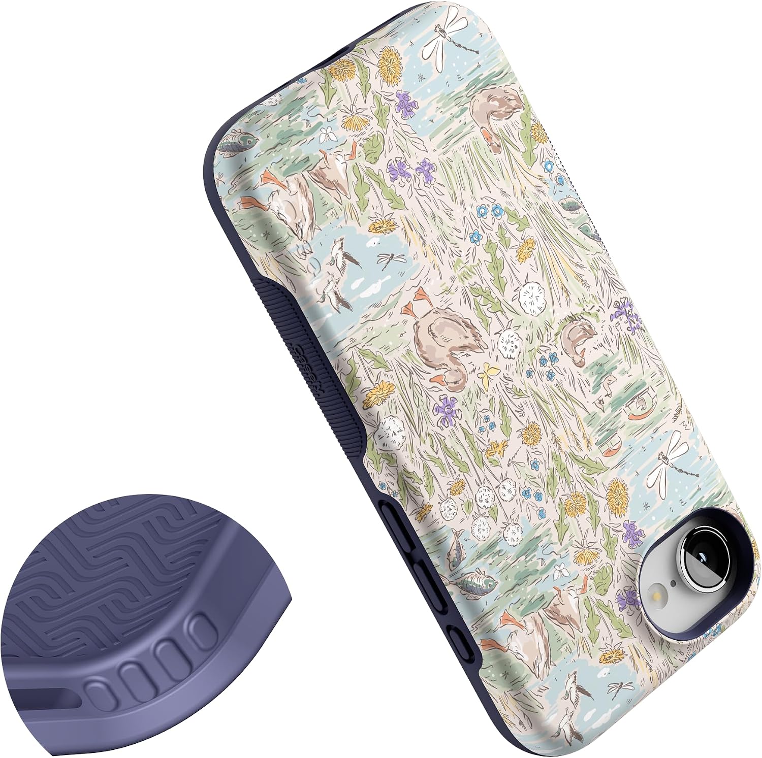 81KfcPY1KzL._AC_SL1500_ Casely iPhone 17e Case | Waddle Path | Duck Pond | Bold Protective Design | Compatible with MagSafe