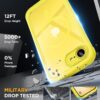 Miracase for iPhone 17e Case & iPhone 16e Case, Full-Body Phone with Built-in Glass Screen Protector, [Magnetic with MagSafe] Military Drop Proof 17 E/ 16 E Cover Bumper 6.1 inch, Yellow