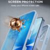 81Pob2E9CKL._AC_SL1500_ Miracase for iPhone 17 Case 6.3'', Full-Body Military Grade Drop Protection Outdoor Phone case with Built-in Glass Screen &Camera Control,Easy Installation,No Gap,Compatible with MagSafe,Light Blue
