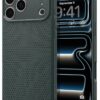Spigen for iPhone 17 Pro Case, Liquid Air [TPU Covered Camera Control] [No Magnet Ring] [Military-Grade Protection] - Abyss Green