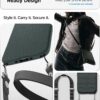 Spigen for iPhone Air Case, Liquid Air [TPU Covered Camera Control] [No Magnet Ring] [Military-Grade Protection] - Abyss Green