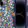 81S2iWfkZL._AC_SL1500_ Casely iPhone 14 Pro Case | Full Bloom | Navy Floral | Bold Protective Design | Compatible with MagSafe
