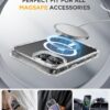 Miracase for iPhone 16 Pro Max Case 6.9'', [Bubble Free] Full-Body Bumper Phone case with Built-in Full Glass Screen &Lens Protector,Compatible with MagSafe,Drop Proof 16 Pro Max Cover,Clear Glitter