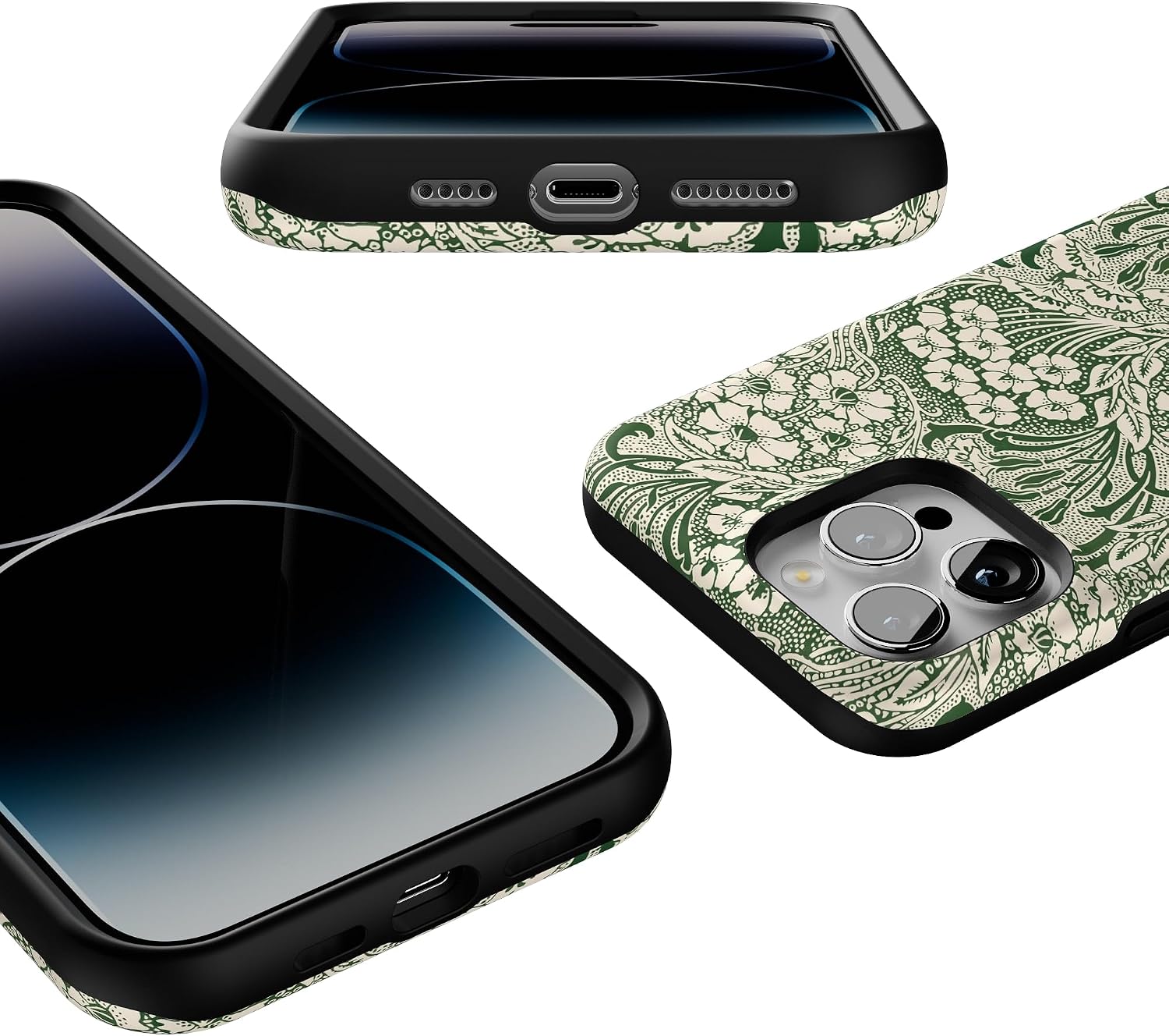 81UjPvyaXxL._AC_SL1500_ Casely iPhone 14 Pro Max Case | Mystic Meadow | Green Gardens | Bold Protective Design | Compatible with MagSafe