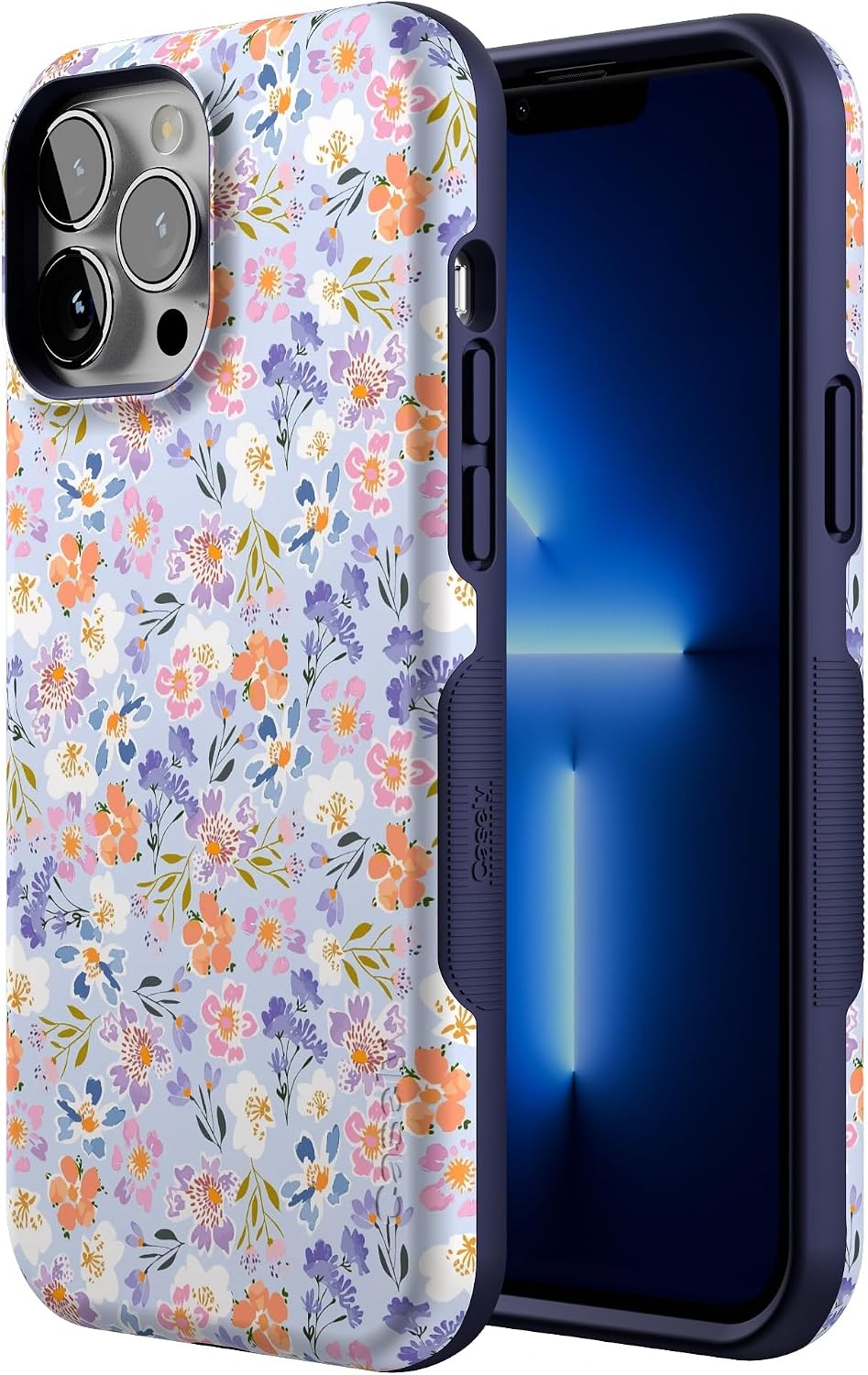 81WLJu0zBL._AC_SL1500_ Casely iPhone 13 Pro Case | Poppy Meadows | Pastel Floral | Bold Protective Design | Compatible with MagSafe