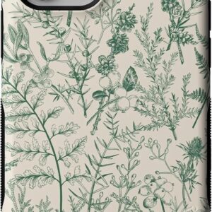 81XtreDpzRL._AC_SL1500_ Casely iPhone 12/12 Pro Case | Sage Garden | Green Floral | Bold Protective Design | Compatible with MagSafe