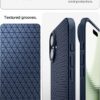 Spigen for iPhone 17 Case, Liquid Air [TPU Covered Camera Control] [No Magnet Ring] [Military-Grade Protection] - Navy Blue