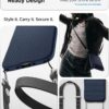 Spigen for iPhone Air Case, Liquid Air [TPU Covered Camera Control] [No Magnet Ring] [Military-Grade Protection] - Navy Blue