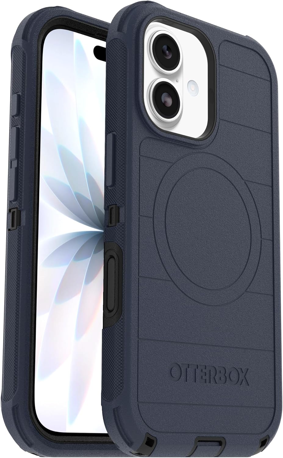 81dL8jGsu-L._AC_SL1500_ OtterBox iPhone 17 (Only) - Defender Series Case - Vintage Indigo Dream (Blue & Black) - Snaps on MagSafe - Tough - Rugged & Durable