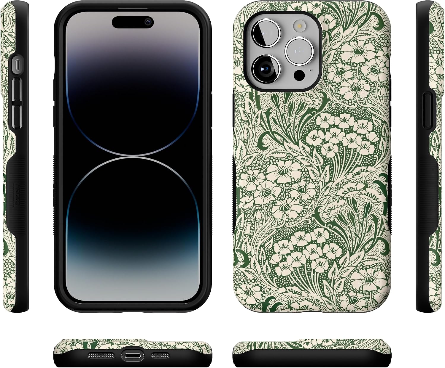81eiinAS3xL._AC_SL1500_ Casely iPhone 14 Pro Max Case | Mystic Meadow | Green Gardens | Bold Protective Design | Compatible with MagSafe