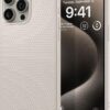 Spigen Liquid Air Designed for iPhone 15 Pro Case (2023) [Military-Grade Protection] - Natural Titanium