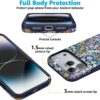 81kWqKl8E6L._AC_SL1500_ Casely iPhone 17 Pro Case | Full Bloom | Navy Floral | Bold Protective Design | Compatible with MagSafe