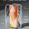 Miracase for iPhone 17 Pro Max Case 6.9" Full-Body Phone Case with Built-in Glass Screen Protector& Full Camera Protector,[Magnetic with MagSafe] Drop Proof 17 ProMax Cover, Clear