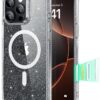 81lmndxrH0L._AC_SL1500_ ESR for iPhone 16 Pro Case, Camera Control Cover, Compatible with MagSafe, Shockproof Military-Grade Protection, Magnetic Phone Case for iPhone 16 Pro, Classic Hybrid Case, Clear Shimmer