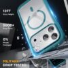 Miracase for iPhone 17 Pro Max Case 6.9" Full-Body Phone Case with Built-in Glass Screen Protector& Full Camera Protector,[Magnetic with MagSafe] Drop Proof 17 ProMax Cover, Green