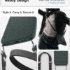 Spigen for iPhone 17 Pro Case, Liquid Air [TPU Covered Camera Control] [No Magnet Ring] [Military-Grade Protection] - Abyss Green