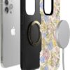 Casely iPhone 13 Pro Case | Prairie Blooms | Pastel Floral | Bold Protective Design | Compatible with MagSafe