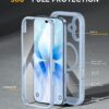81uEQ5Q2WML._AC_SL1500_ Miracase for iPhone 17 Case 6.3'', Full-Body Military Grade Drop Protection Outdoor Phone case with Built-in Glass Screen &Camera Control,Easy Installation,No Gap,Compatible with MagSafe,Light Blue