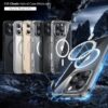 81uuLCgtM0L._AC_SL1500_ ESR for iPhone 16 Pro Case, Camera Control Cover, Compatible with MagSafe, Shockproof Military-Grade Protection, Magnetic Phone Case for iPhone 16 Pro, Classic Hybrid Case, Clear Shimmer