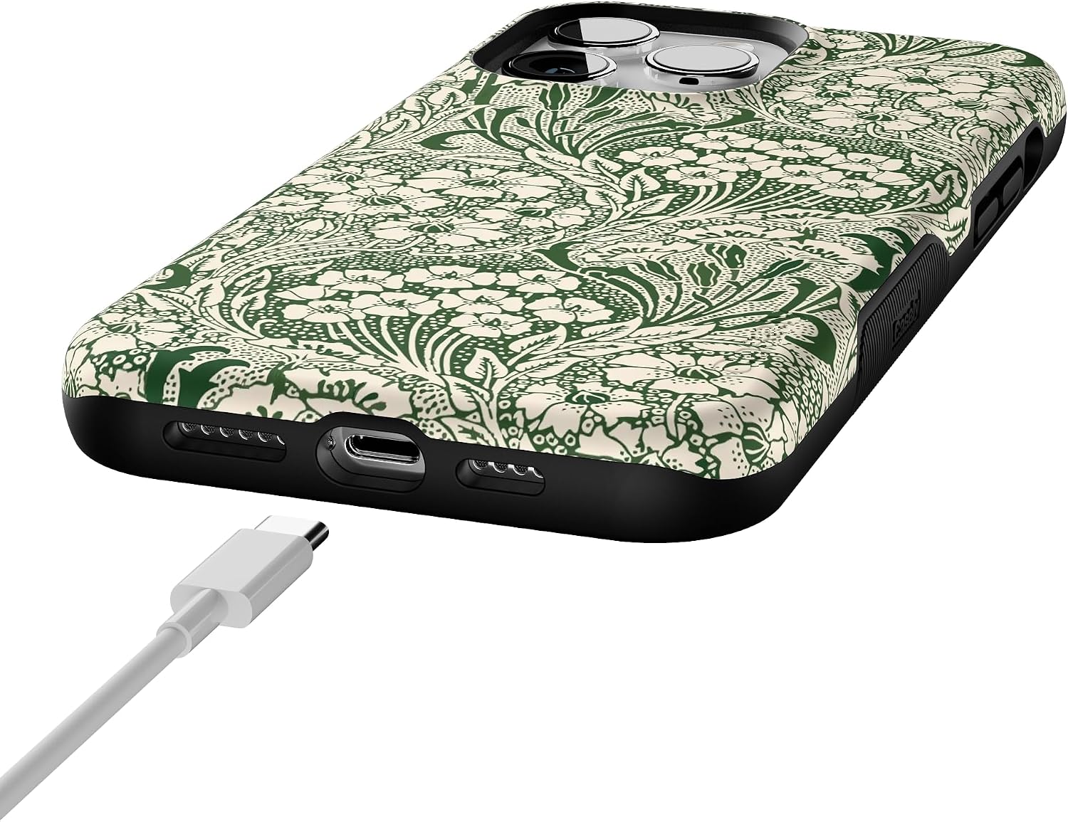81w9W5xYfL._AC_SL1500_ Casely iPhone 14 Pro Max Case | Mystic Meadow | Green Gardens | Bold Protective Design | Compatible with MagSafe