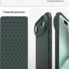 Spigen for iPhone Air Case, Liquid Air [TPU Covered Camera Control] [No Magnet Ring] [Military-Grade Protection] - Abyss Green