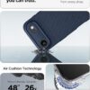 Spigen for iPhone Air Case, Liquid Air [TPU Covered Camera Control] [No Magnet Ring] [Military-Grade Protection] - Navy Blue