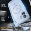 81xmfunWOqL._AC_SL1500_ Miracase for iPhone 17 Case 6.3'', Full-Body Military Grade Drop Protection Outdoor Phone case with Built-in Glass Screen &Camera Control,Easy Installation,No Gap,Compatible with MagSafe,Light Blue