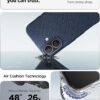 Spigen for iPhone 17 Case, Liquid Air [TPU Covered Camera Control] [No Magnet Ring] [Military-Grade Protection] - Navy Blue