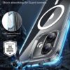 81ywigP6IBL._AC_SL1500_ ESR for iPhone 16 Case, Camera Control Cover, Compatible with MagSafe, Shockproof Military-Grade Protection, Magnetic Phone Case for iPhone 16, Classic Hybrid Case, Clear