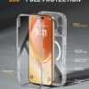 Miracase for iPhone 17 Pro Max Case 6.9" Full-Body Phone Case with Built-in Glass Screen Protector& Full Camera Protector,[Magnetic with MagSafe] Drop Proof 17 ProMax Cover, Clear Glitter